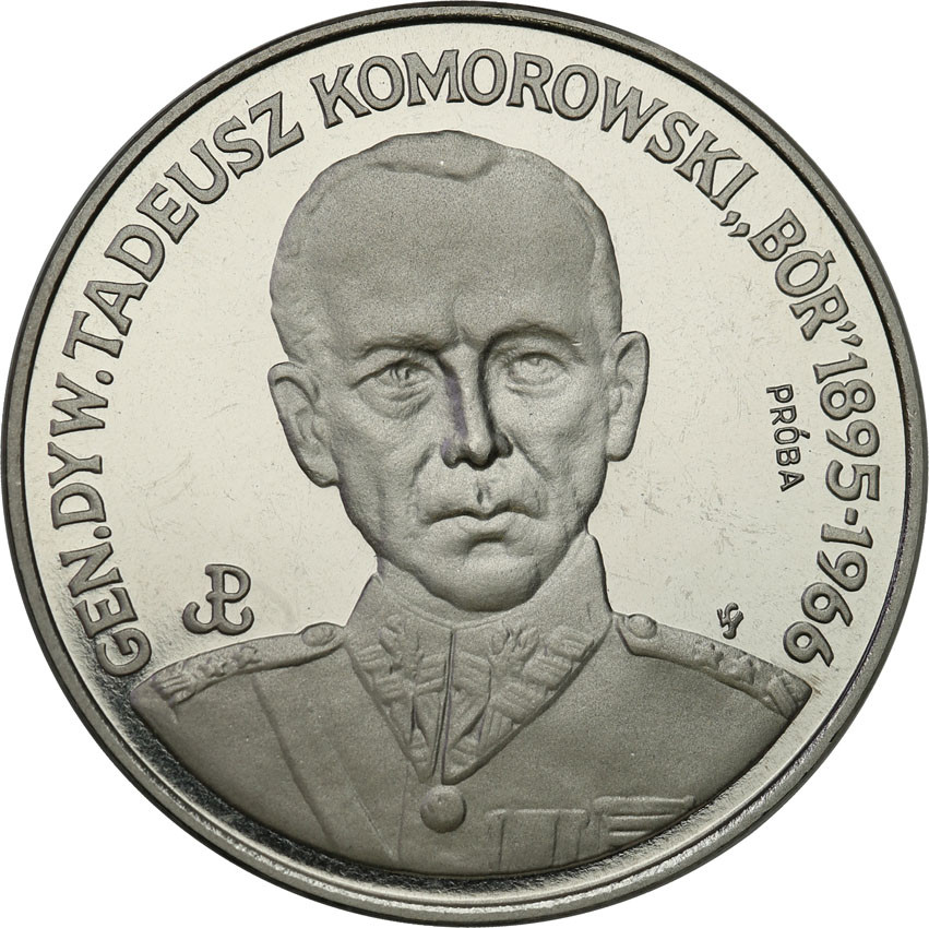 III RP. PRÓBA Nikiel 200 000 złotych 1990 Bór Komorowski